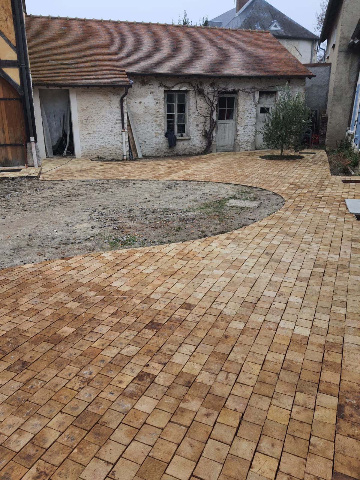 Wood Robinia Pavers